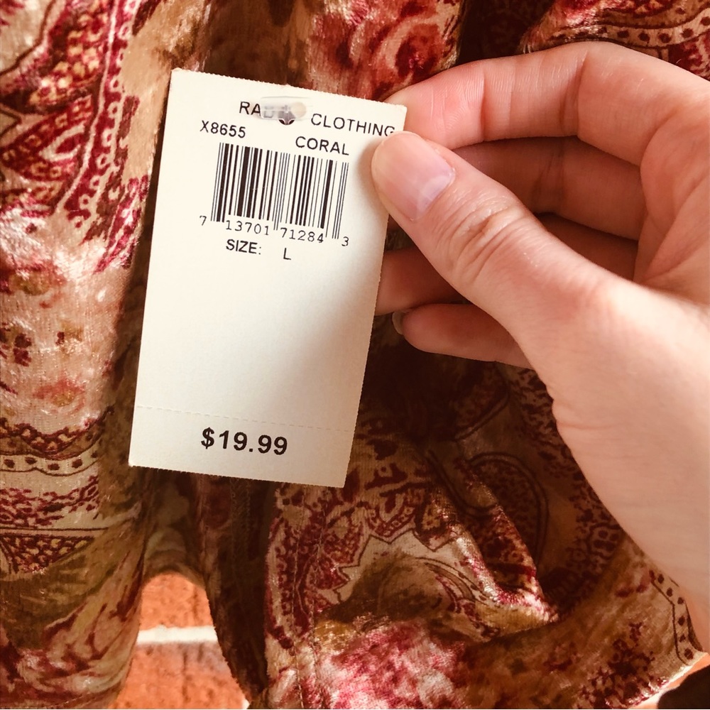 Waverly Floral Paisley Women's Top —#046 - Picture 4 of 8
